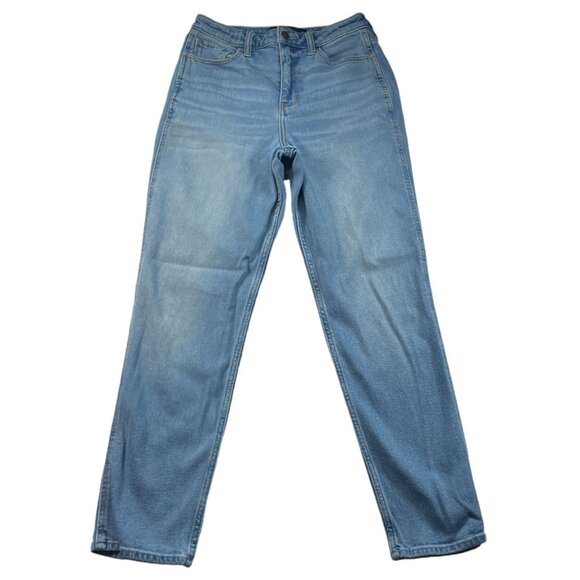 Hollister Denim - Hollister Jeans Womens size 7 Blue Stretch Denim Ultra High Rise Mom Jean